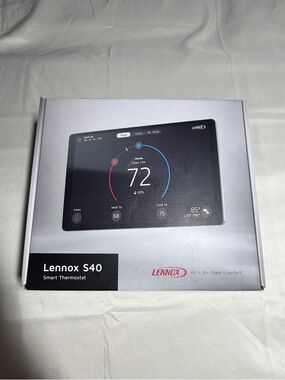Lenox Smart Thermostat Kit in Black and White